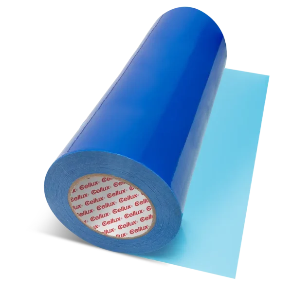 Cellux blue protection film for windows original picture with white background