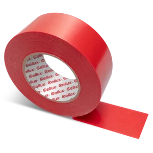 Cellux red stucco tape original picture with white background